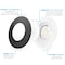 Luxrite 3-4 Inch LED Flush Mount & Recessed Light 5CCT 650LM Dimmable J-Box or 4 Recessed Can Black, 6PK LR24980 LR24983-6PK - alternate 5